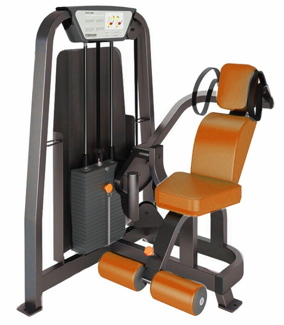 Силовой тренажер Foreman FS-501 (пресс сидя) темно-серебряный/оранжевый