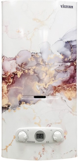 Газовый проточный водонагреватель Vilterm S10 Мрамор Газовый проточный водонагреватель Vilterm S10 Мрамор