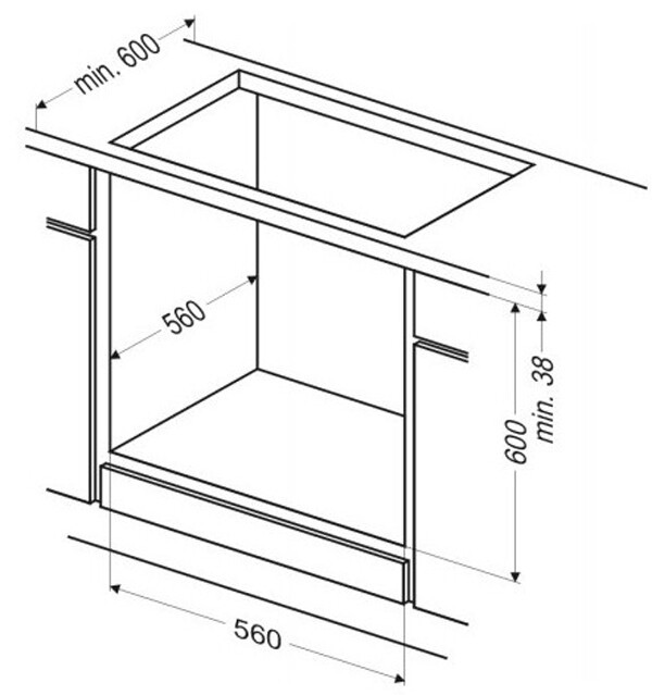 Встраиваемый электрический духовой шкаф Simfer B6ES56022