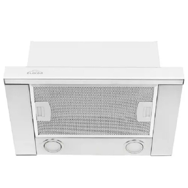 Вытяжка Elikor ИНТЕГРА GLASS 45Н-400-В2Д нержавейка/стекло белое Вытяжка Elikor ИНТЕГРА GLASS 45Н-400-В2Д нержавейка/стекло белое