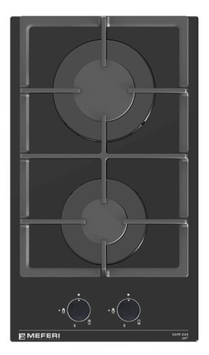 Встраиваемая газовая варочная панель Meferi MGH302BK GLASS Light Встраиваемая газовая варочная панель Meferi MGH302BK GLASS Light