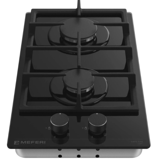 Встраиваемая газовая варочная панель Meferi MGH302BK GLASS Light Встраиваемая газовая варочная панель Meferi MGH302BK GLASS Light