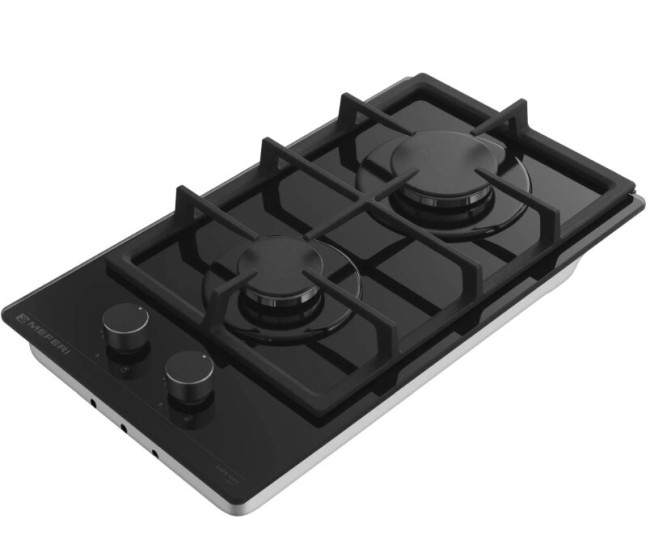 Встраиваемая газовая варочная панель Meferi MGH302BK GLASS Light Встраиваемая газовая варочная панель Meferi MGH302BK GLASS Light