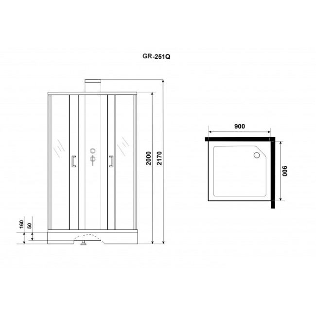 Душевая кабина Niagara GR251Q