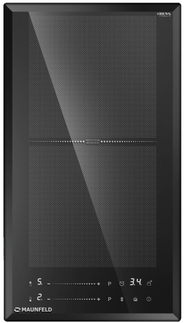 Встраиваемая индукционная варочная панель Maunfeld CVI292S2FBK Lux Встраиваемая индукционная варочная панель Maunfeld CVI292S2FBK Lux