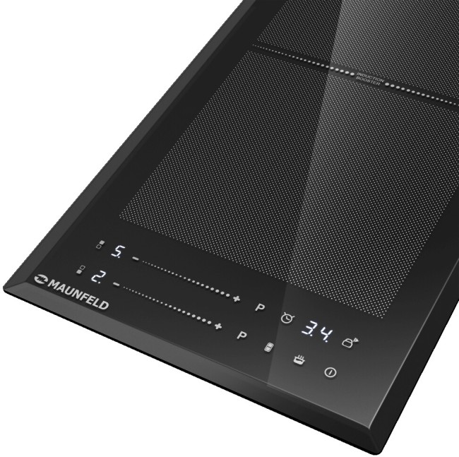 Встраиваемая индукционная варочная панель Maunfeld CVI292S2FBK Lux Встраиваемая индукционная варочная панель Maunfeld CVI292S2FBK Lux