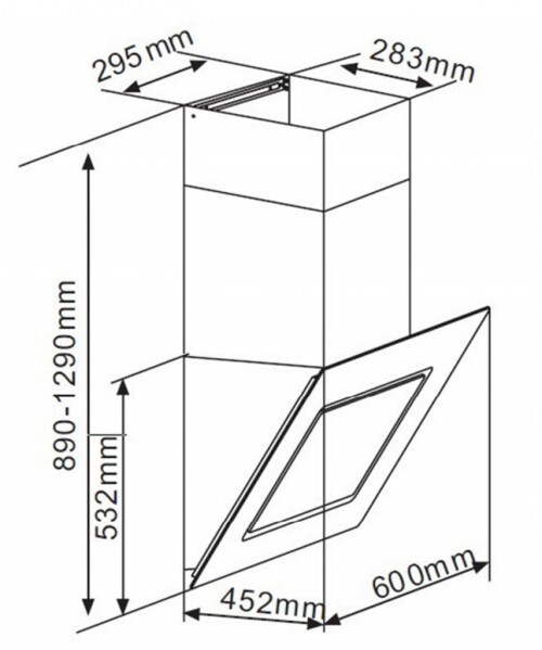 Каминная вытяжка Zigmund & Shtain K 216.61 W