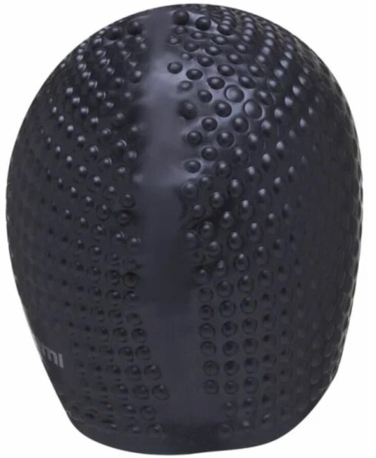 Шапочка для плавания Atemi BS20, силикон (бабл), черный