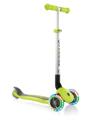 Самокат Globber PRIMO FOLDABLE LIGHTS зеленый Самокат Globber PRIMO FOLDABLE LIGHTS зеленый