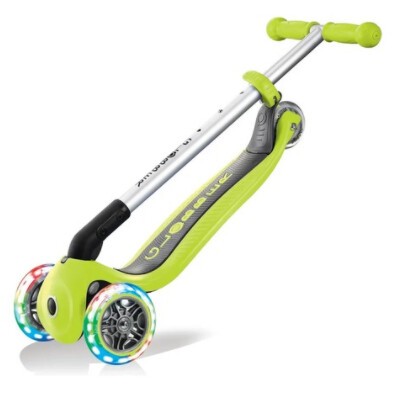 Самокат Globber PRIMO FOLDABLE LIGHTS зеленый Самокат Globber PRIMO FOLDABLE LIGHTS зеленый