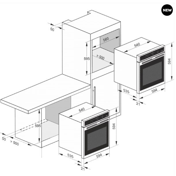 Встраиваемый электрический духовой шкаф Kaiser EH 6311
