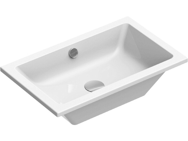 Раковина встраиваемая GSI KUBE X (895311) белый