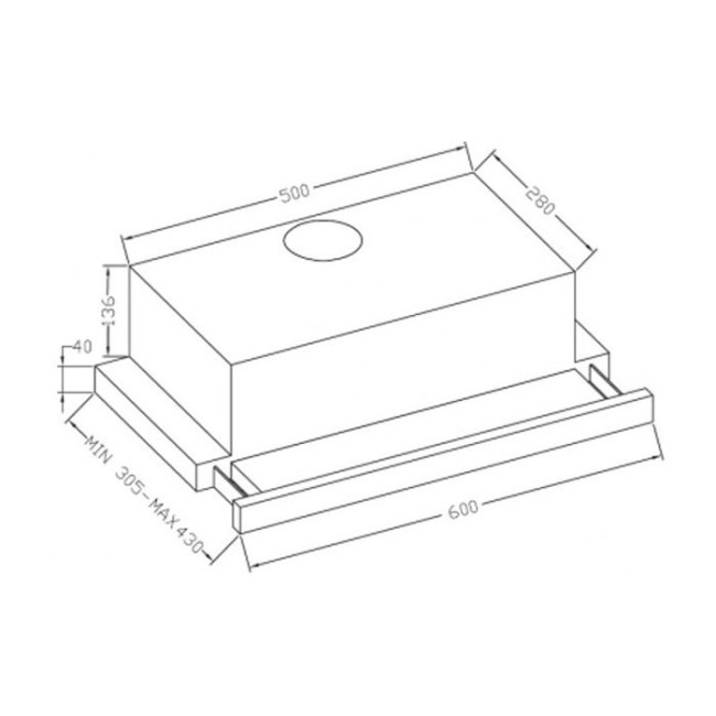 Встраиваемая вытяжка Simfer Leo