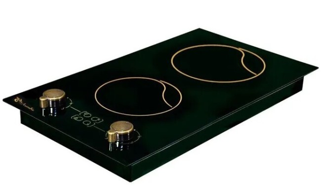 Встраиваемая электрическая варочная панель Лысьва ПЭВ 20С черный/бронза