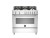 Комбинированная плита Bertazzoni PRO90 6 MFE S XE