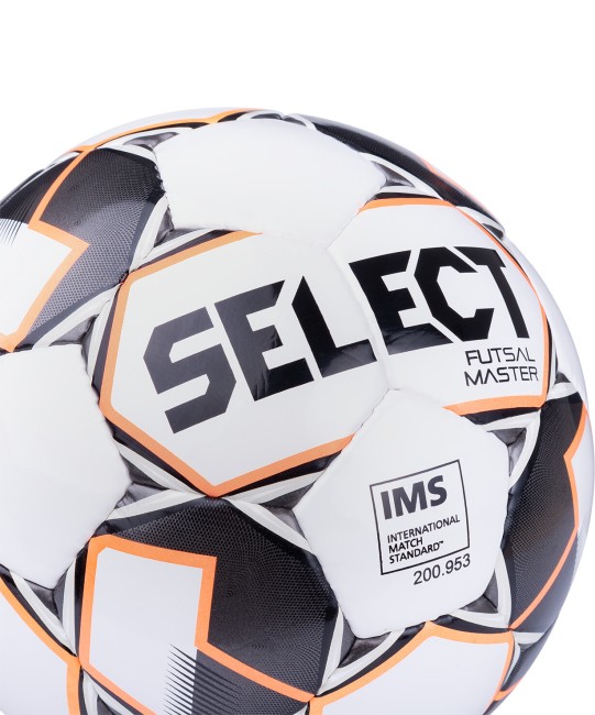 Мяч футзальный Select Futsal Master IMS 852508 №4 (1/15) белый/оранжевый/черный Мяч футзальный Select Futsal Master IMS 852508 №4 (1/15) белый/оранжевый/черный