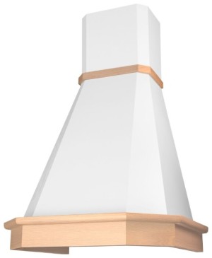 Каминная вытяжка Elikor Камин Грань 60 бежевый/дуб кремовый