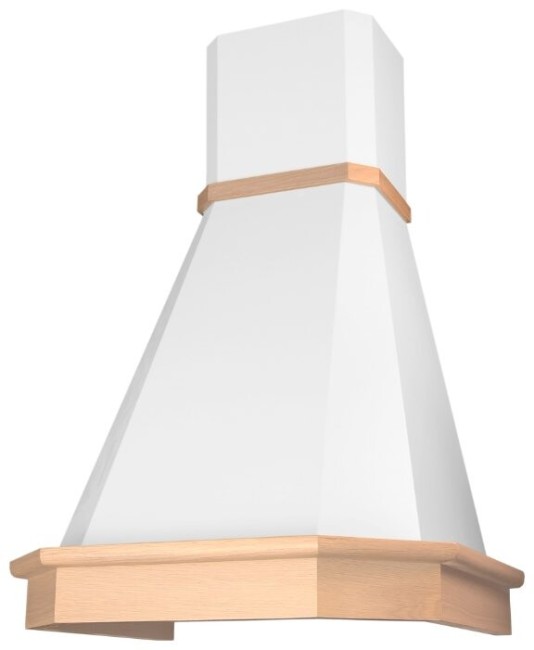 Каминная вытяжка Elikor Камин Грань 60 бежевый/дуб кремовый