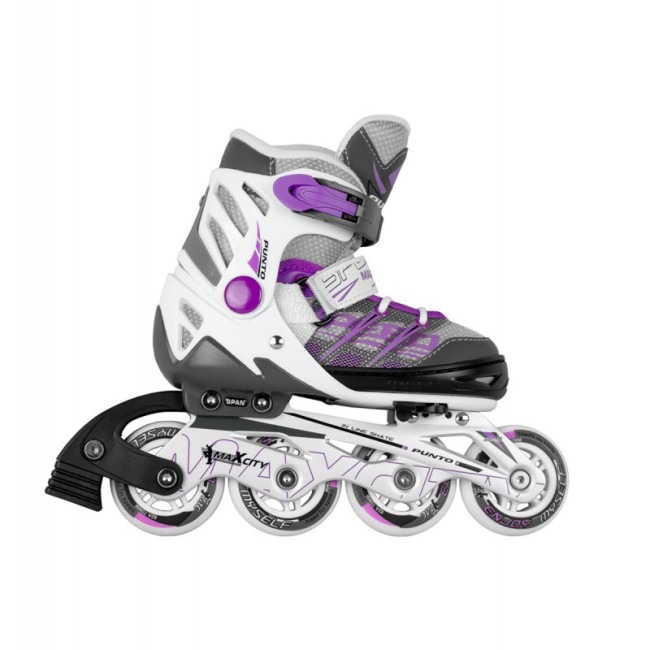 Роликовые коньки MaxCity MC PUNTO фиолетовый 31-34 Роликовые коньки MaxCity MC PUNTO фиолетовый 31-34