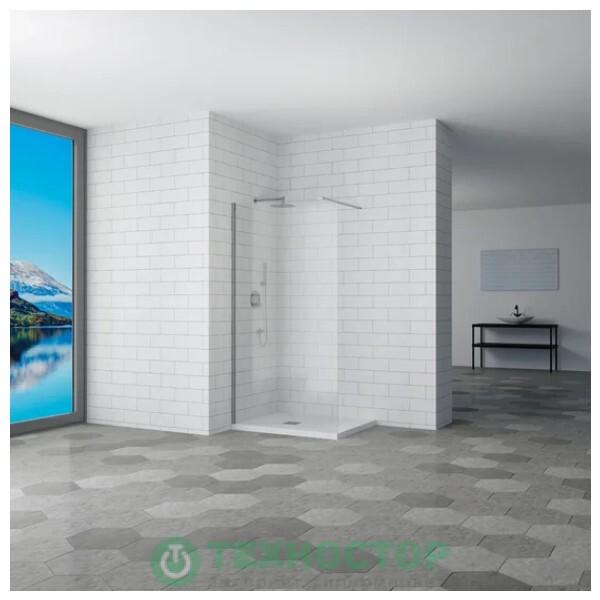 Walk-in RGW WA-001 70*195 Хром/Сатинат/10 мм (351000107-21)