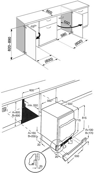 Встраиваемая морозильная камера Smeg U3F082P Встраиваемая морозильная камера Smeg U3F082P
