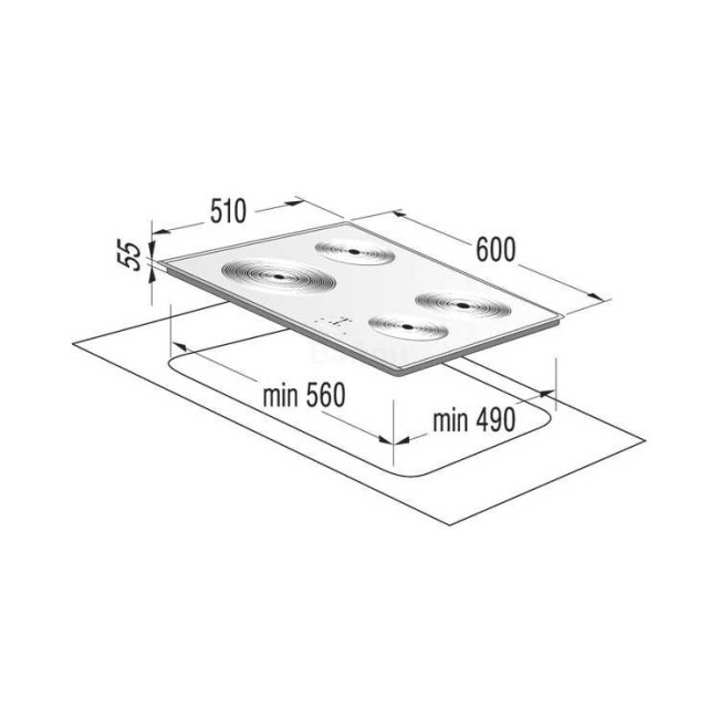 Встраиваемая электрическая варочная панель Gorenje ECT 610 ORA