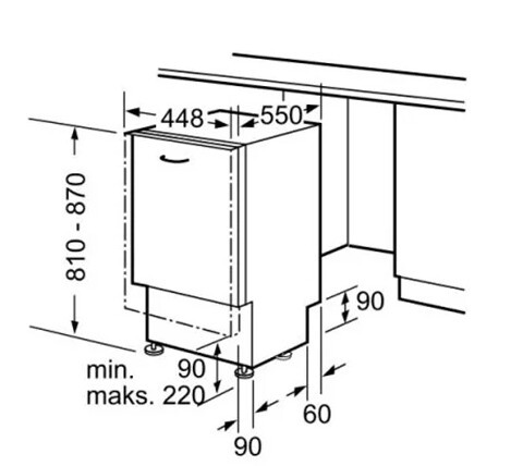Встраиваемая посудомоечная машина Bosch SRV45T13