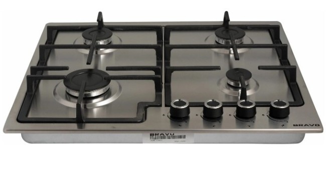 Встраиваемая газовая варочная панель Bravo FGH60S4 X
