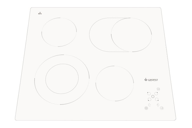 Встраиваемая электрическая варочная панель Gefest ЭС В СН 4231 К12
