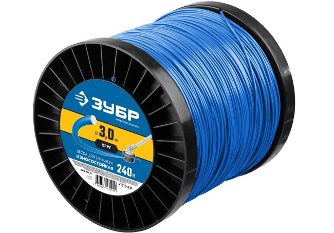 Леска для триммера Зубр КРУГ 71015-3.0 Леска для триммера Зубр КРУГ 71015-3.0