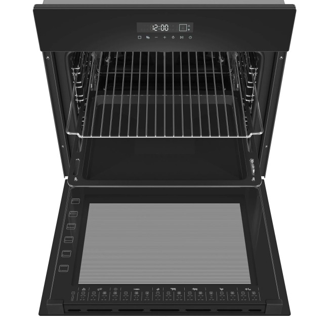 Встраиваемый электрический духовой шкаф Meferi MEO6014BK Ultra Встраиваемый электрический духовой шкаф Meferi MEO6014BK Ultra