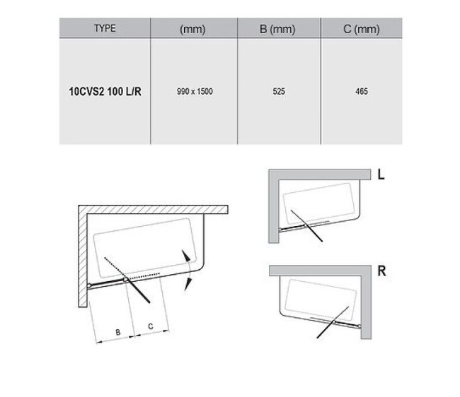 Душевая шторка Ravak 7QRA0C03Z1 Душевая шторка Ravak 7QRA0C03Z1