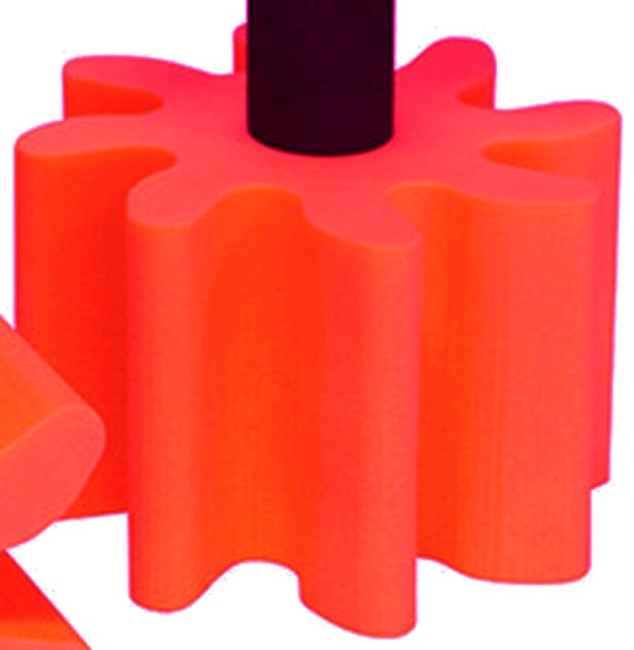 Гантели для аквааэробики WAWE среднее сопротивление красный Гантели для аквааэробики WAWE среднее сопротивление красный