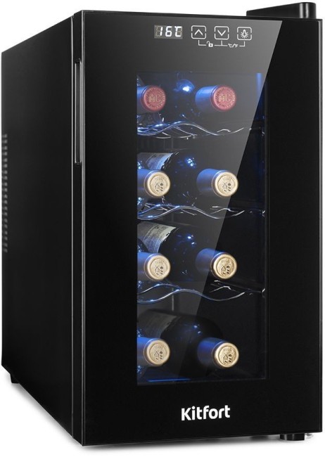 Винный шкаф Kitfort КТ-2419 черный