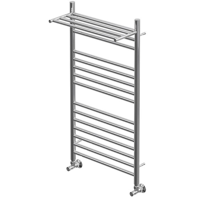 Полотенцесушитель водяной Point PN10150SP П14 500x1000 с полкой, хром