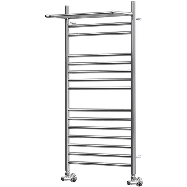 Полотенцесушитель водяной Point PN10150SP П14 500x1000 с полкой, хром