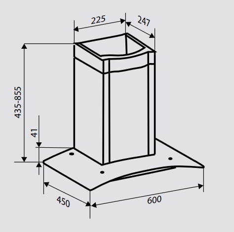 Каминная вытяжка Zigmund & Shtain K 247.61 B