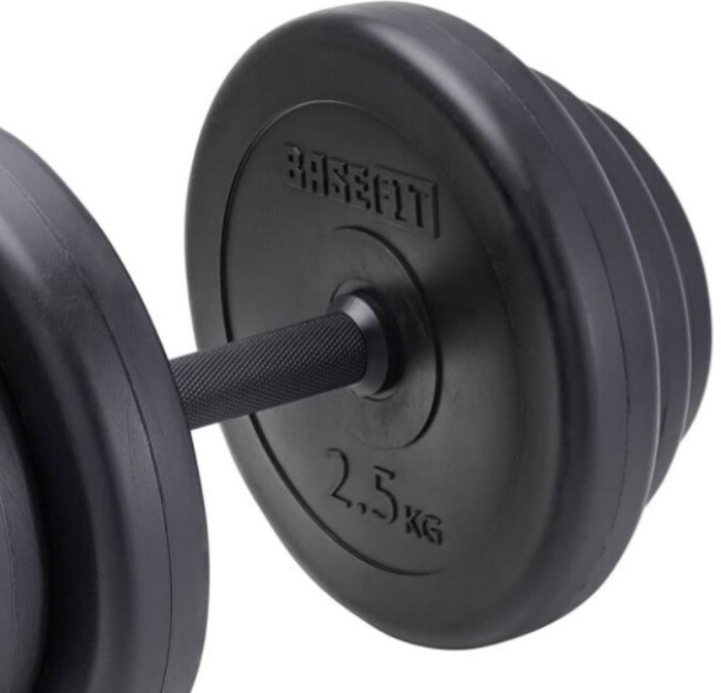 Гантель разборная BaseFit DB-717 9 кг Гантель разборная BaseFit DB-717 9 кг