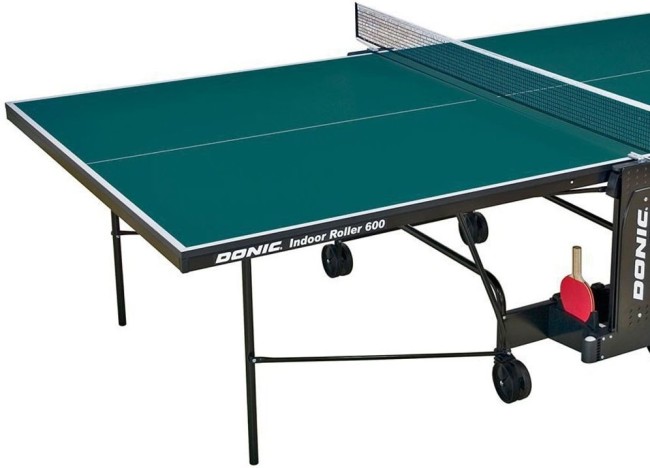 Стол теннисный Donic Indoor Roller 600 зеленый