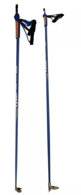 Лыжные палки STC 130 Cyber Blue деколь гибрид 60/40 Лыжные палки STC 130 Cyber Blue деколь гибрид 60/40