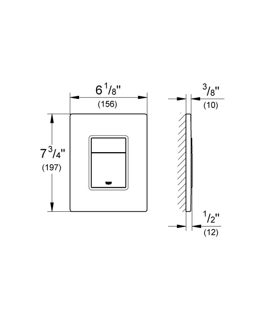 Клавиша смыва Grohe Skate Cosmopolitan 38732 GN 0 Клавиша смыва Grohe Skate Cosmopolitan 38732 GN 0