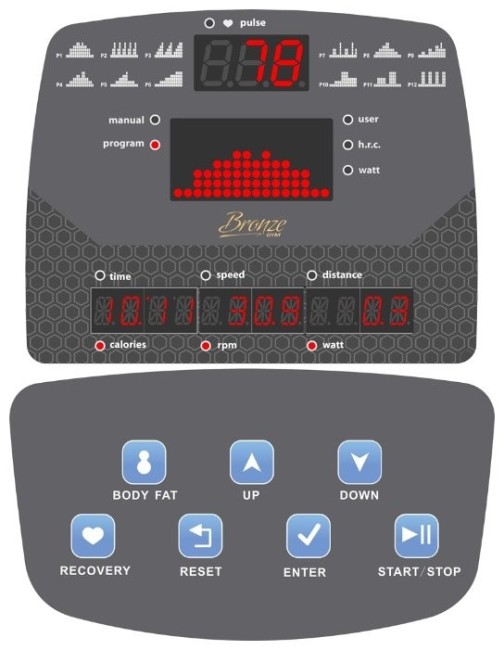 Эллиптический тренажер Bronze Gym E901 Pro Эллиптический тренажер Bronze Gym E901 Pro