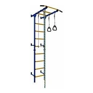 Шведская стенка Romana Карусель1 синий/желтый