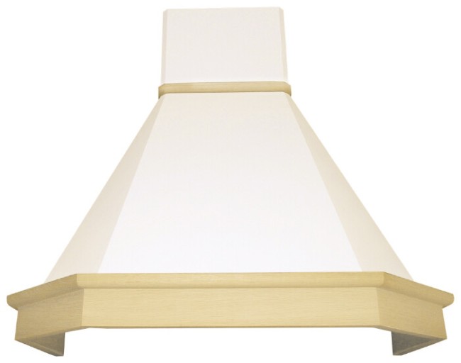 Каминная вытяжка Elikor Камин Грань 90П-650-П3Л бежевый/дуб белый патина