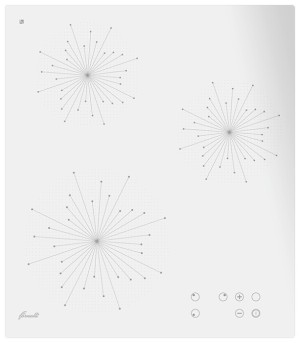 Встраиваемая индукционная варочная панель Fornelli PI 45 Inizio WH
