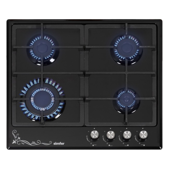 Встраиваемая газовая варочная панель Simfer H60V41B522 Встраиваемая газовая варочная панель Simfer H60V41B522