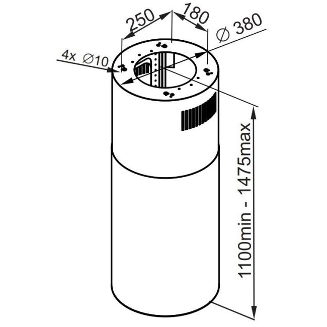 Островная вытяжка Maunfeld LEE ISLA 39 inox Островная вытяжка Maunfeld LEE ISLA 39 inox