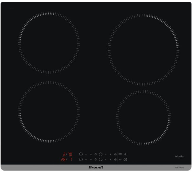 Встраиваемая индукционная варочная панель Brandt BPI1641UB Встраиваемая индукционная варочная панель Brandt BPI1641UB