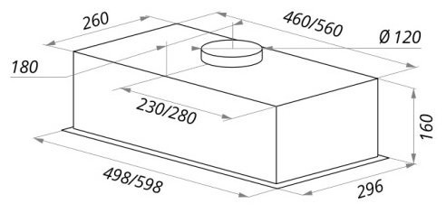 Встраиваемая вытяжка Maunfeld Crosby Light (C) 50 нержавейка Встраиваемая вытяжка Maunfeld Crosby Light (C) 50 нержавейка