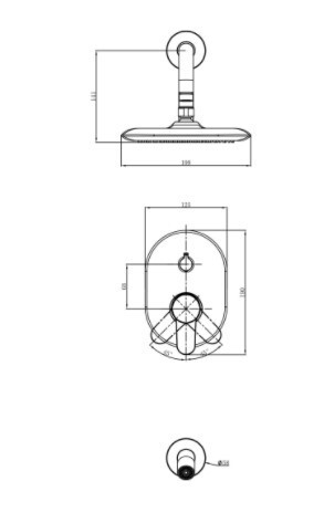 Смеситель для душа D&K Rhein Marx DA1395801